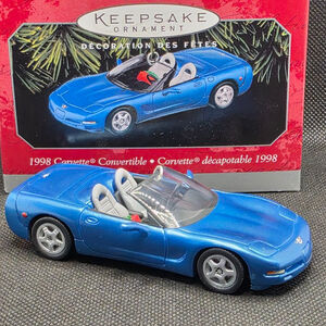 Hallmark Keepsake Ornament 1998 Corvette Convertible vintage
